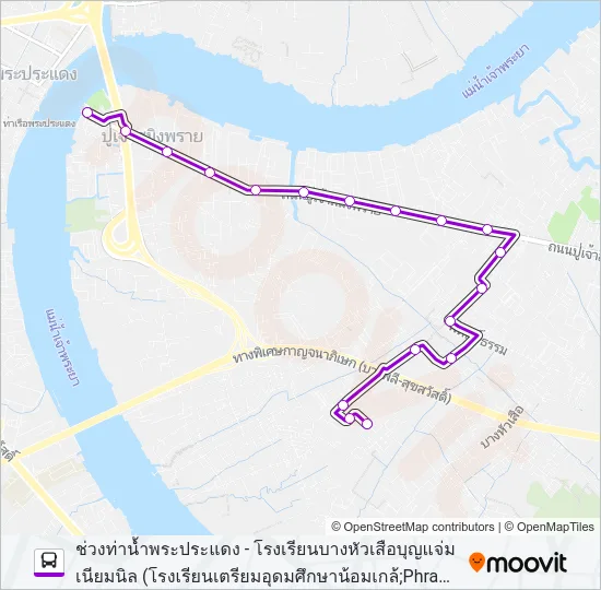 1286 Bus Line Map