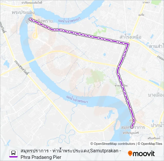 1286 Bus Line Map