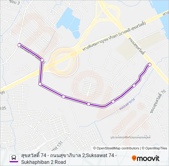 1288 Bus Line Map