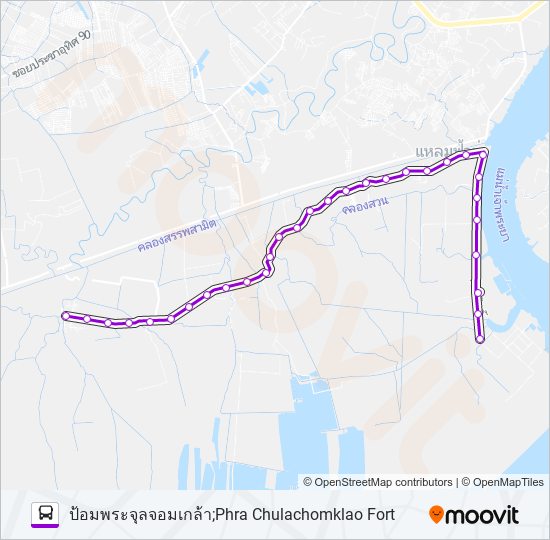 1290 รถบัส แผนที่สายรถ