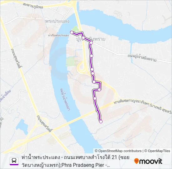 1291 Bus Line Map