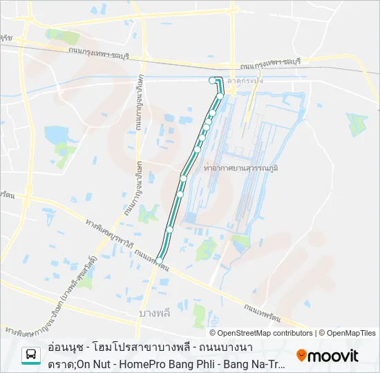 1293 Bus Line Map
