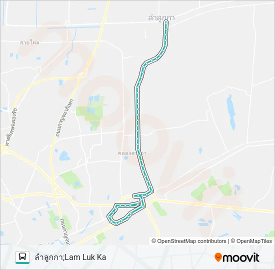 1304 Bus Line Map