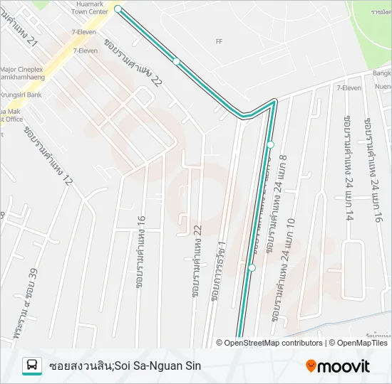 1316 Bus Line Map