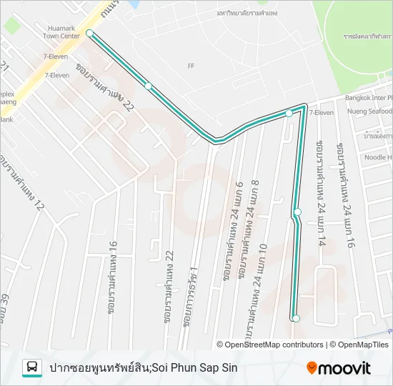 1316 Bus Line Map