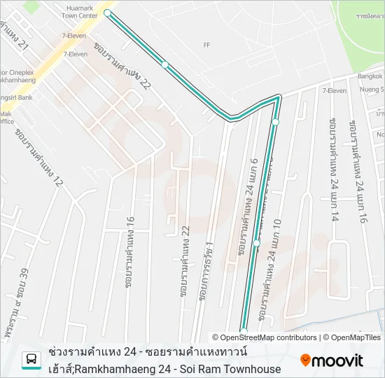 1316 Bus Line Map
