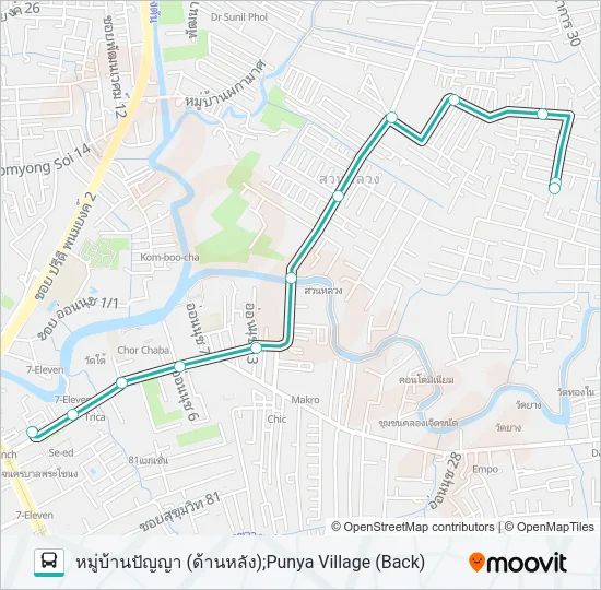 1320 Bus Line Map