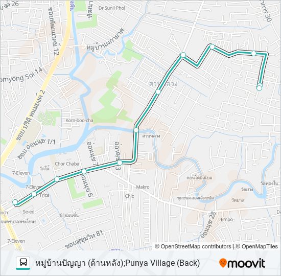 1320 bus Line Map