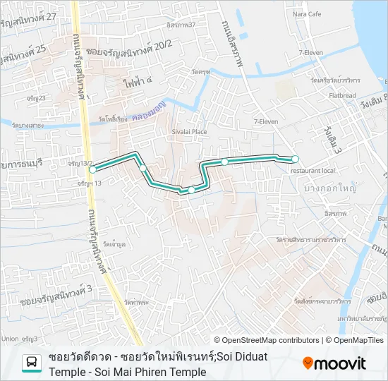 1411 Bus Line Map