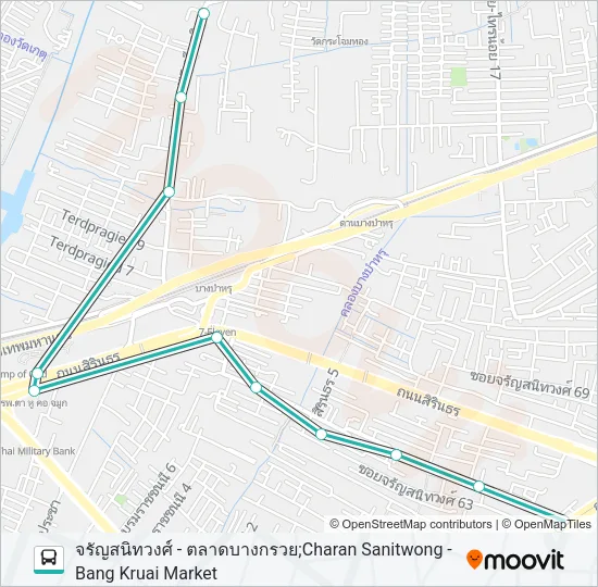 1416 Bus Line Map