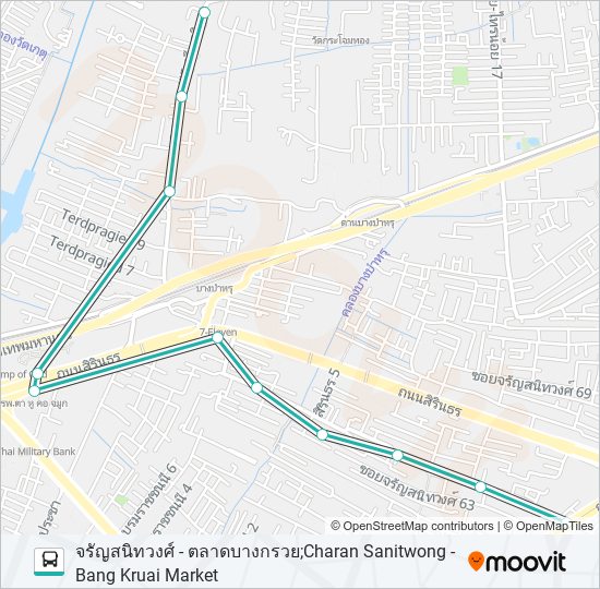 1416 bus Line Map