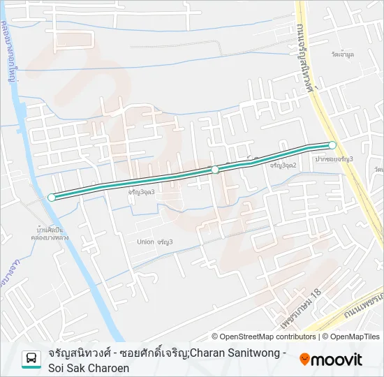 1418 Bus Line Map