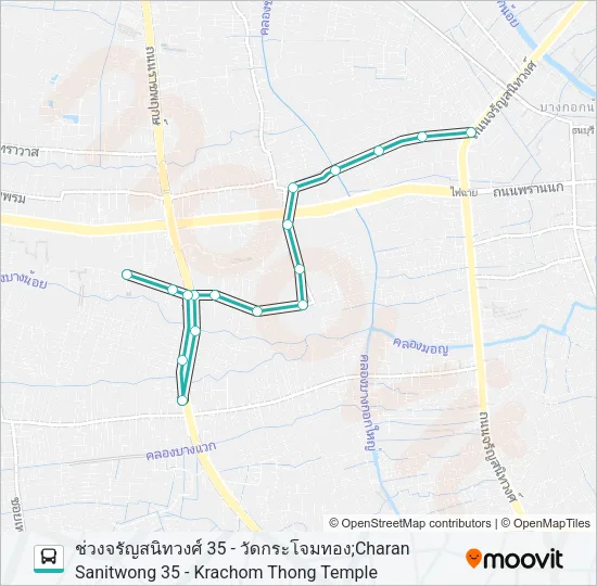 1419 Bus Line Map