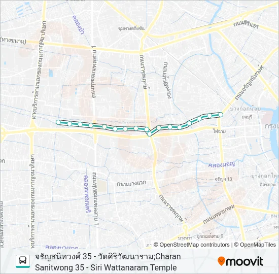 1419 Bus Line Map