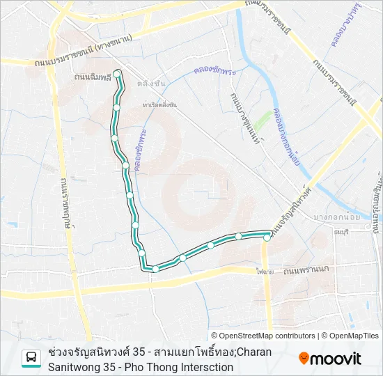 1419 Bus Line Map