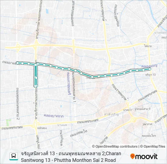 1438 Bus Line Map