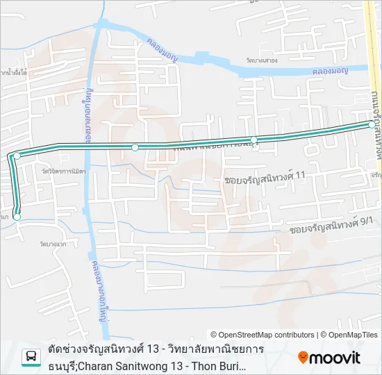 1438 Bus Line Map