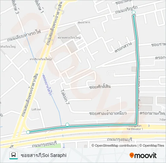 1442 Bus Line Map