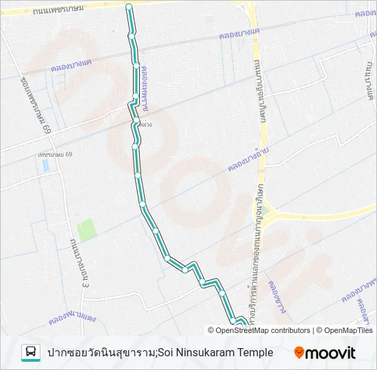 1449 Bus Line Map