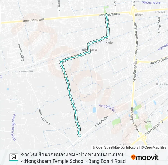 1449 Bus Line Map