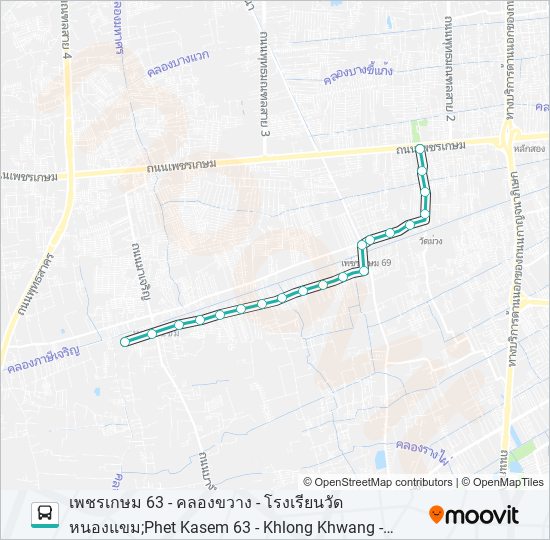 1449 bus Line Map