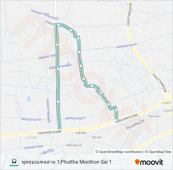 1450 Bus Line Map