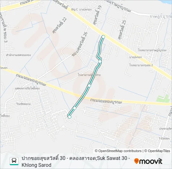 1451 Bus Line Map