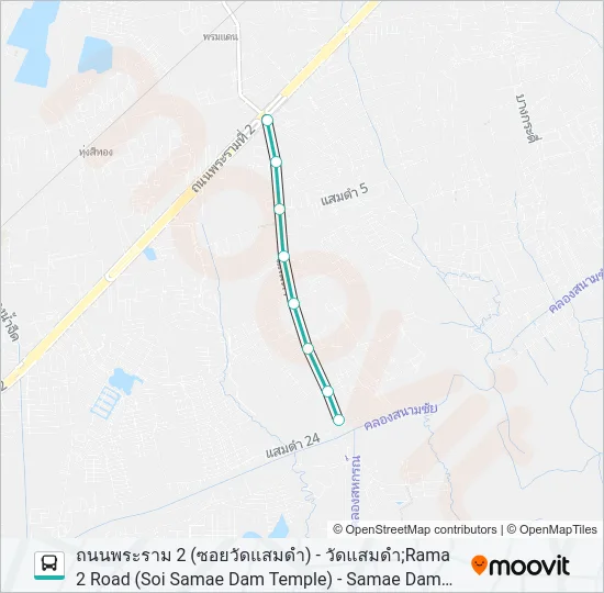 1515 Bus Line Map