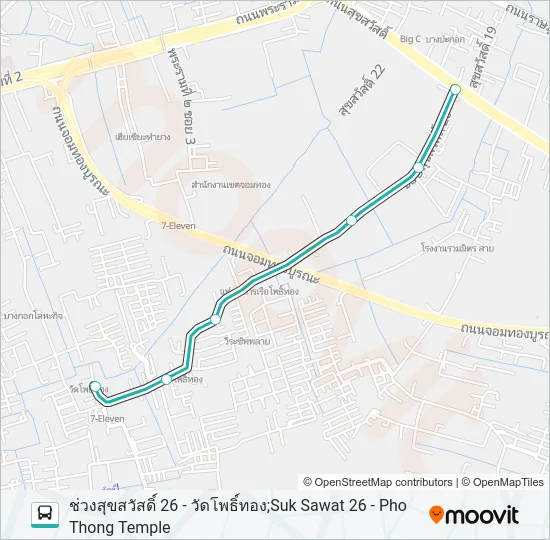1518 Bus Line Map