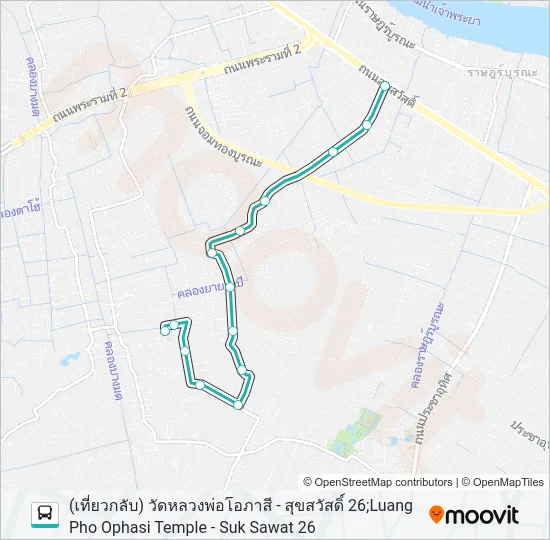 1518 Bus Line Map
