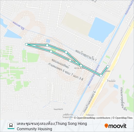 1519 bus Line Map