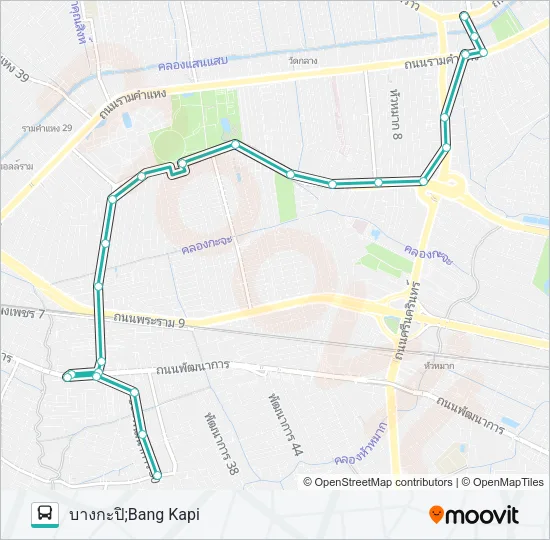 1520 Bus Line Map