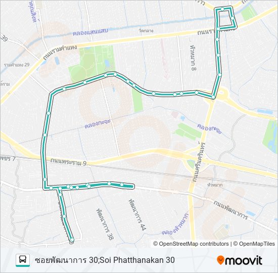 1520 bus Line Map