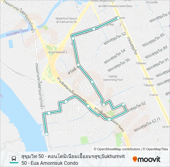 1528 Bus Line Map