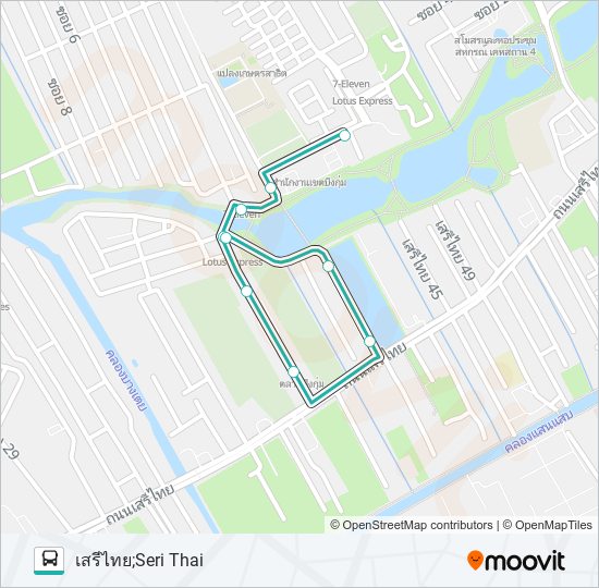 1538 bus Line Map