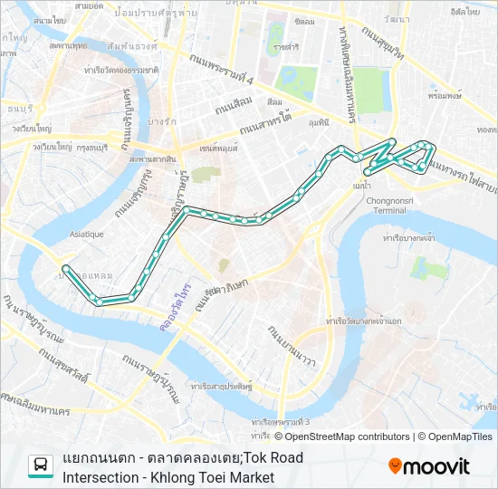 1539 Bus Line Map