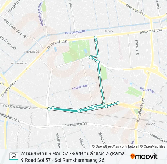 1545 Bus Line Map
