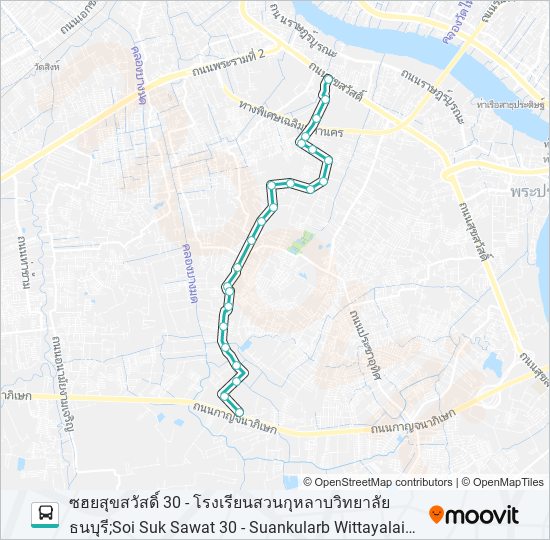 1547 bus Line Map