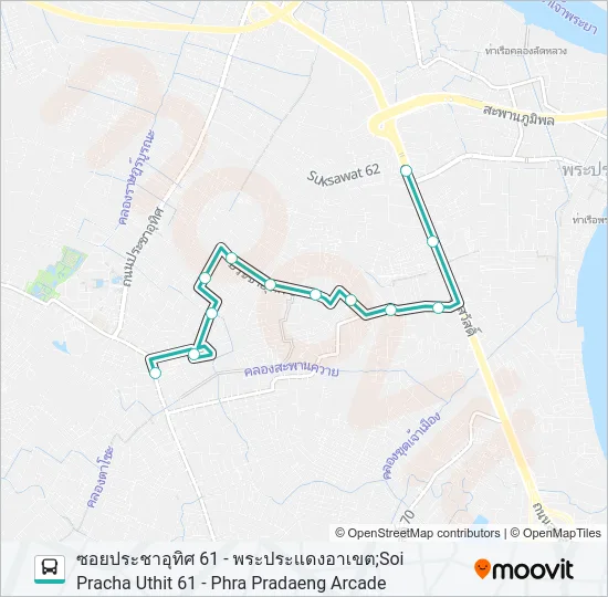 1550 Bus Line Map
