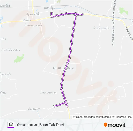 1705 Bus Line Map