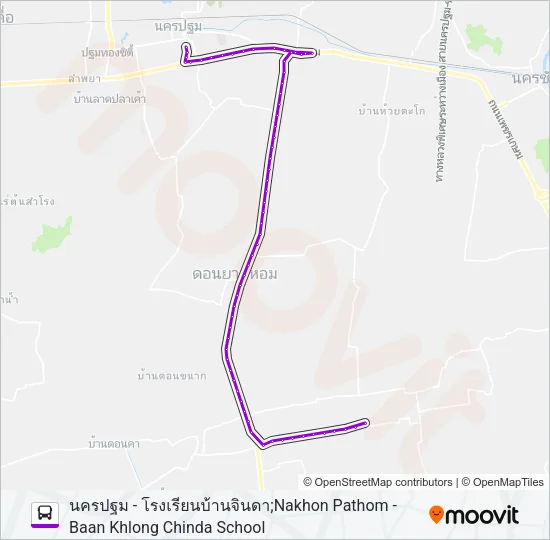 1705 Bus Line Map