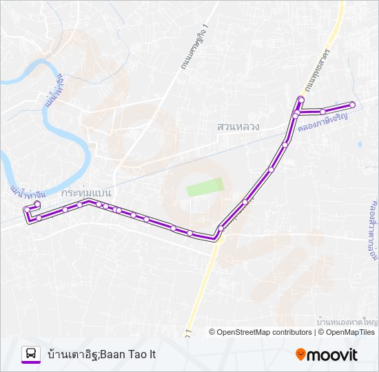 6011 bus Line Map