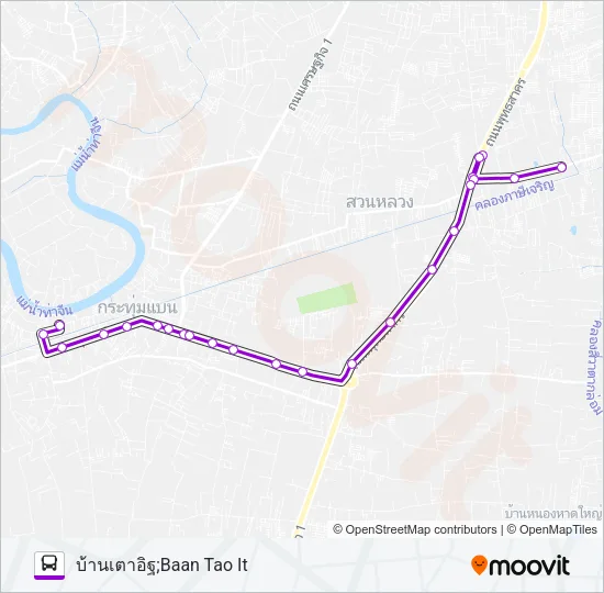 6011 Bus Line Map