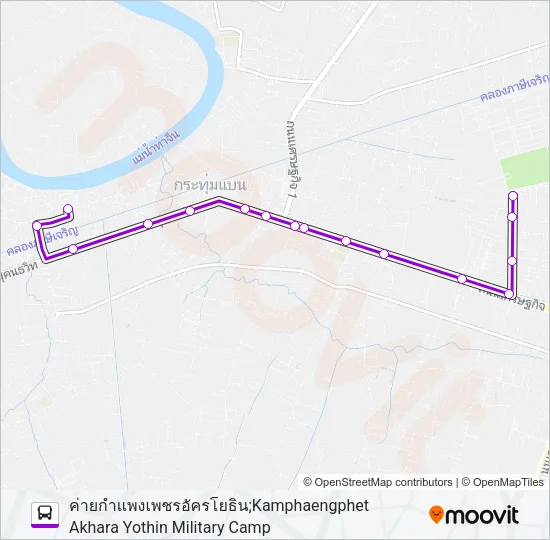 6011 Bus Line Map