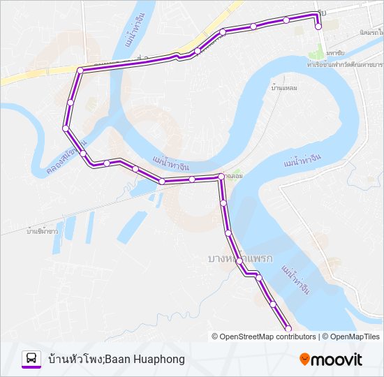 6013 bus Line Map