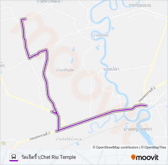 6026 bus Line Map