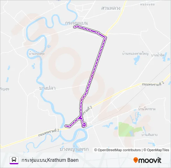 6034 รถบัส แผนที่สายรถ