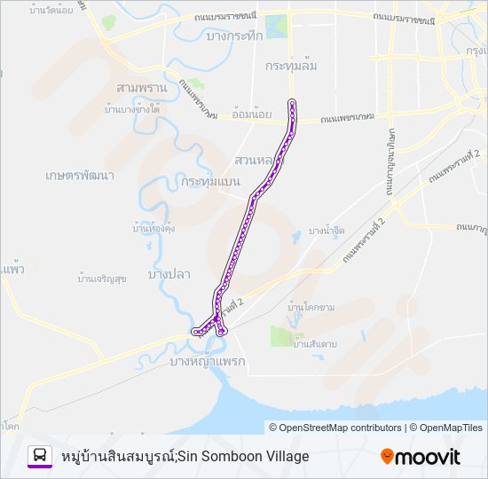 6035 bus Line Map