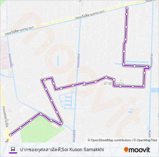 6038 รถบัส แผนที่สายรถ