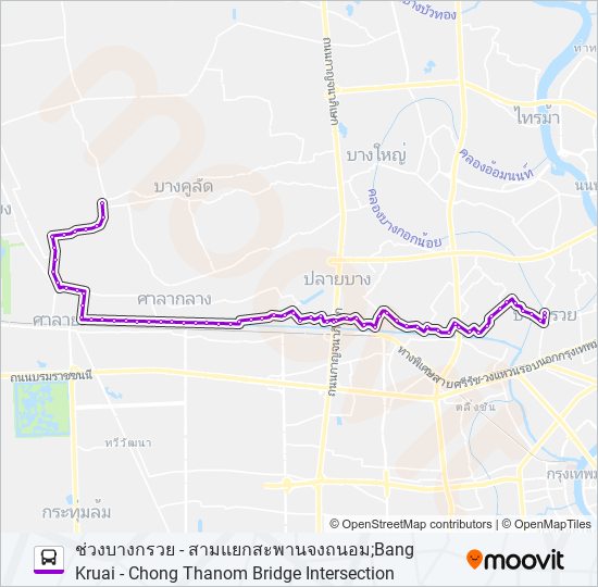 6043 bus Line Map